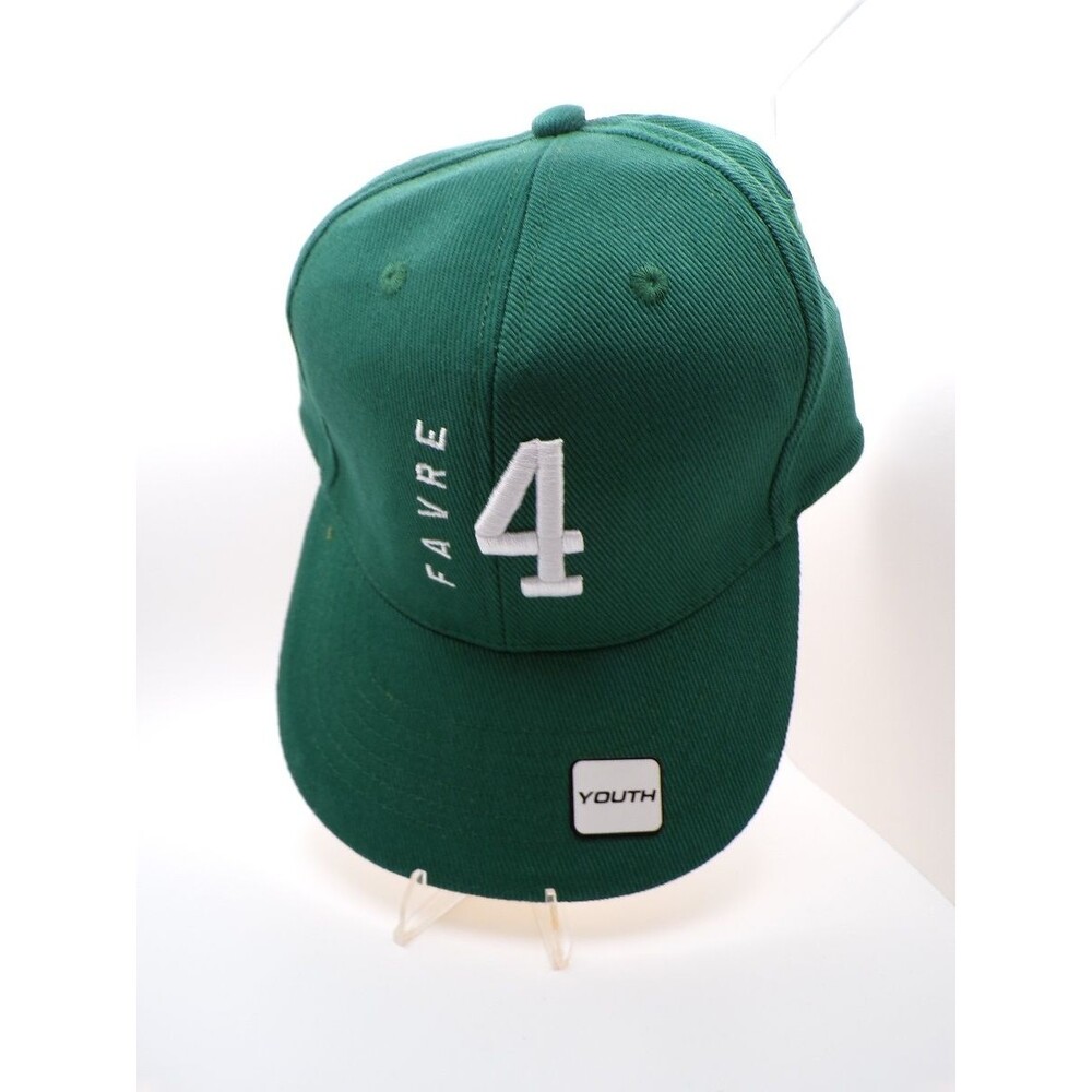 Boys' Youth Green Bay Packers Brett Favre #4 Baseball Cap 100% Cotton
